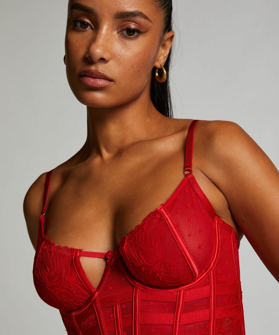 Hunkemu00f6ller Bustier Lulu - Rot Clearance