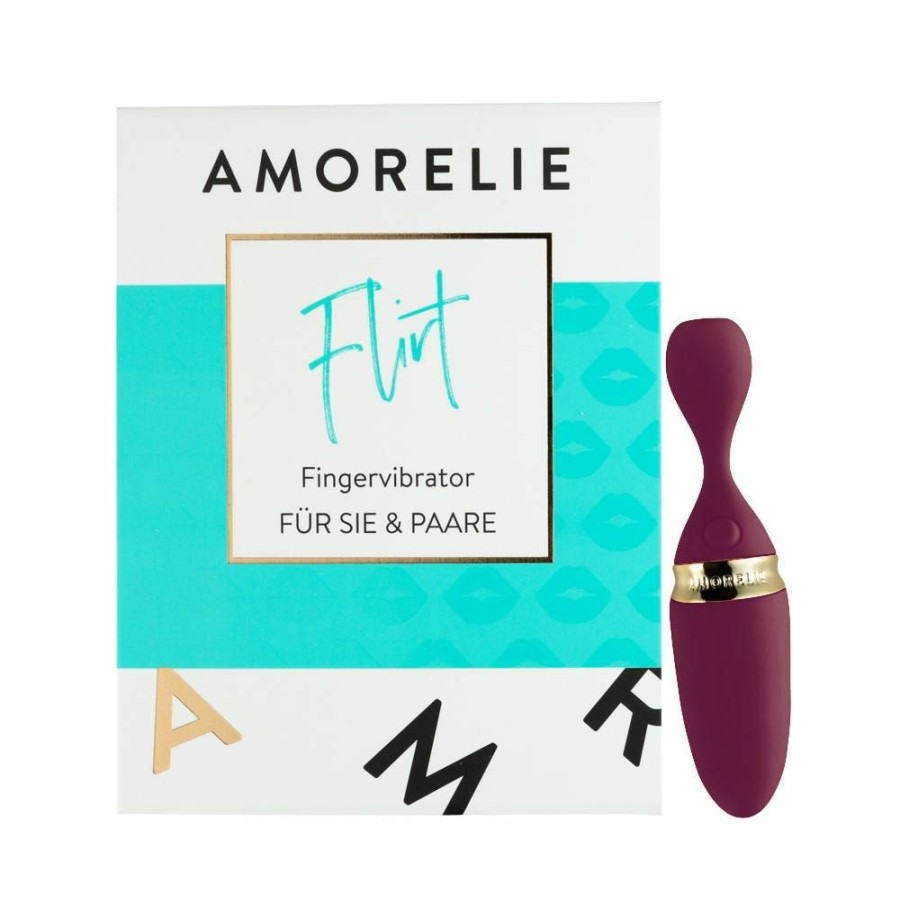 AMORELIE Flirt Fingervibrator - Berry Wholesale