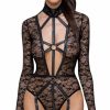 Cottelli Collection Body Mit Gurten - Schwarz Hot